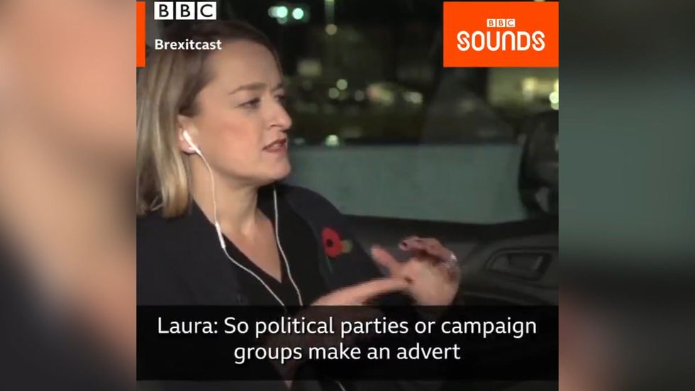 Laura Kuennsberg incorrectly explains 's***posting'