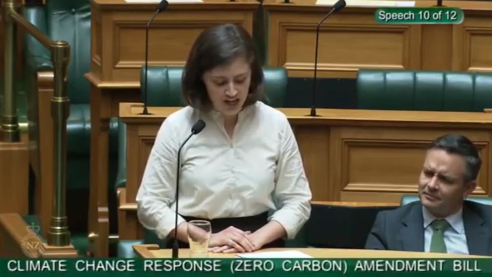Chloe Swarbrick silences heckler in New Zealand parliament: 'Ok boomer'