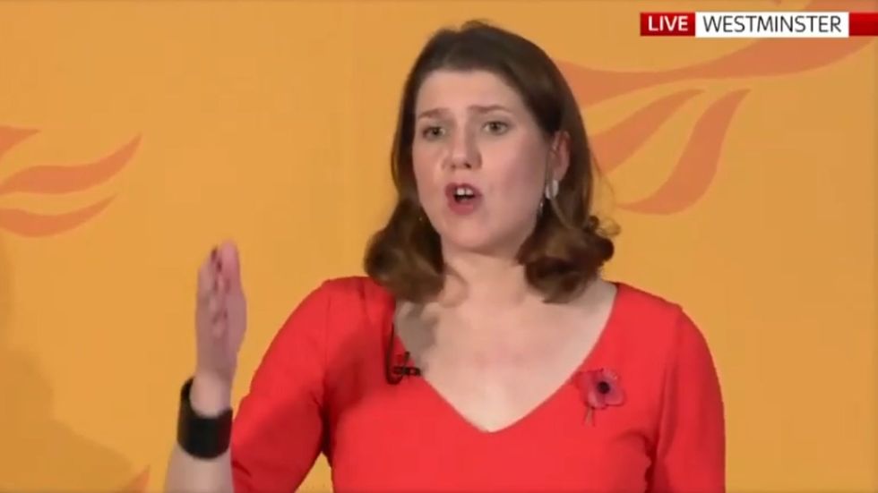 Jo Swinson 'absolutely categorically' rules out working with Jeremy Corbyn even to deliver new Brexit referendum