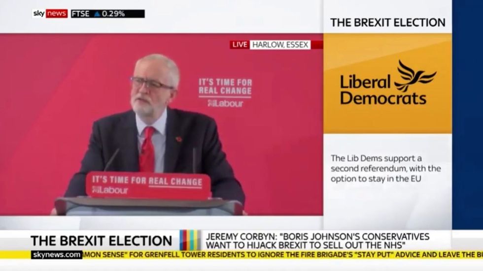 Jeremy Corbyn warns that a Brexit trade deal with the US could lead to 'rat hairs and maggots in food'