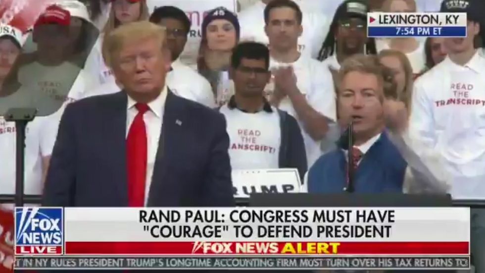 Senator Rand Paul demands for media to name Ukraine whistleblower