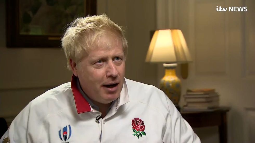 Rugby World Cup: Boris Johnson sends good luck message to England team