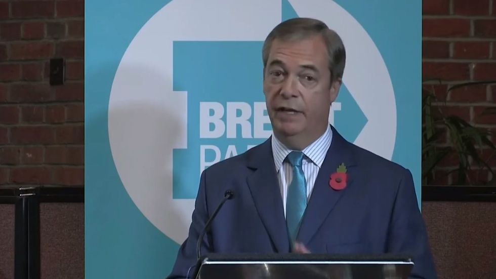 Brexit Party to fight 'every seat' in general election unless Boris Johnson tears up his EU deal
