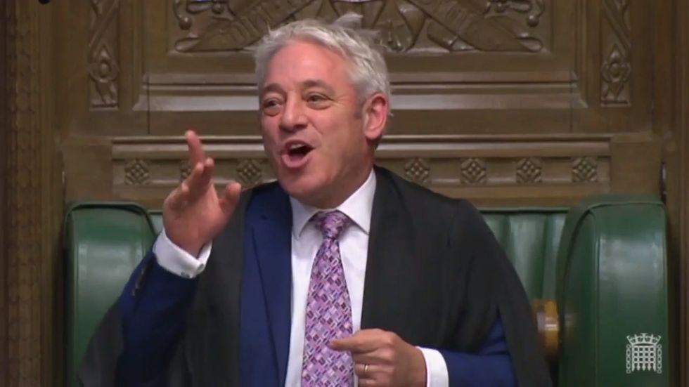 John Bercow and Andrew Bridgen in furious House of Commons row