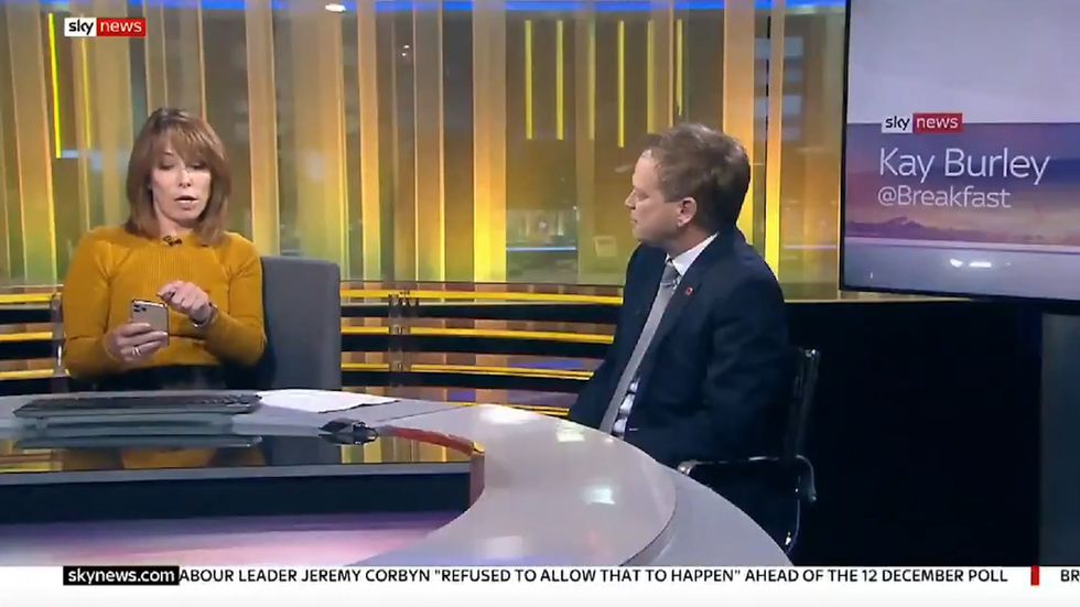 Kay Burley jokes to Grant Shapps about Conservatives 'always keeping their promises'