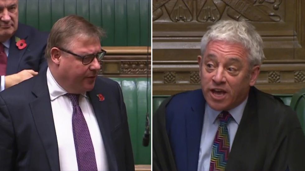 Mark Francois calls John Bercow 'a midget'