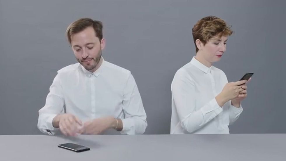 Project funded by Google encourages people to use a piece of paper instead of their phone
