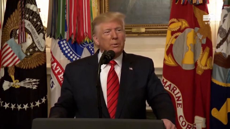 Trump says ISIS use the internet better than anyone but himself in odd rambling speech