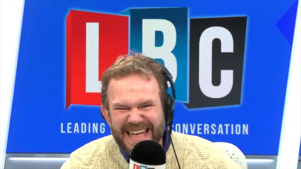 Radio caller confronts James O'Brien for saying Nigel Farage's name wrong