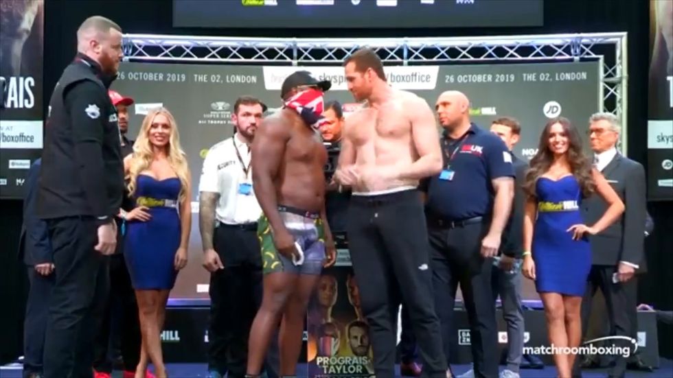 Dereck Chisora and David Price weigh-in ahead of fight