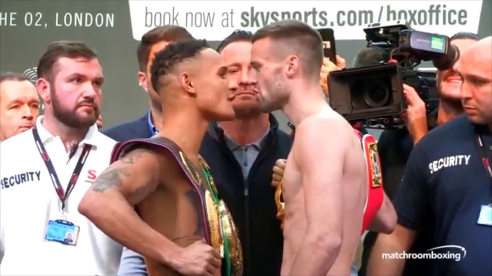 Josh Taylor and Regis Prograis weigh-in ahead of fight