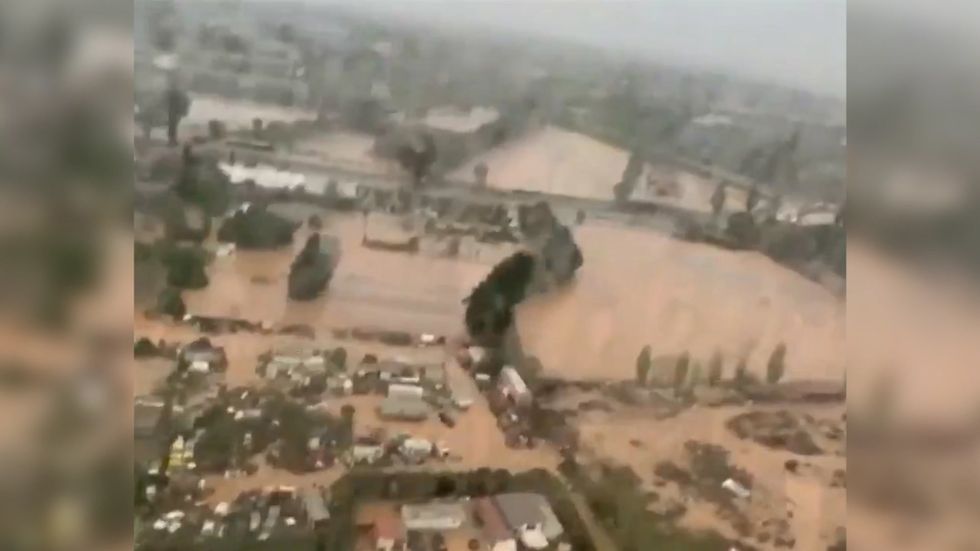 Storms lashed southern France causing major flooding 