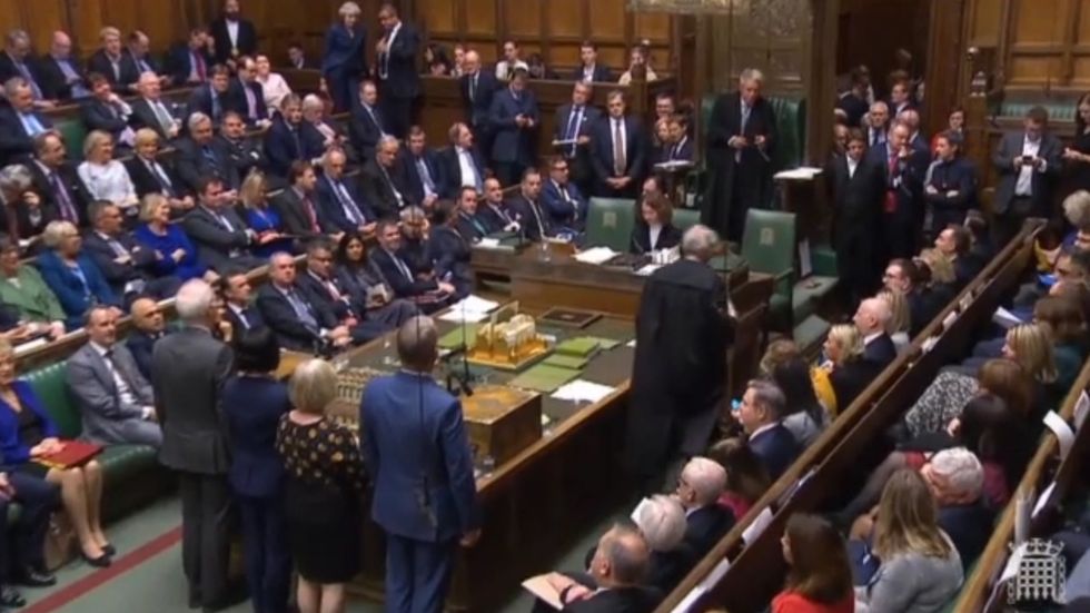 Boris Johnson wins vote on the Queen's Speech by 310-294 votes