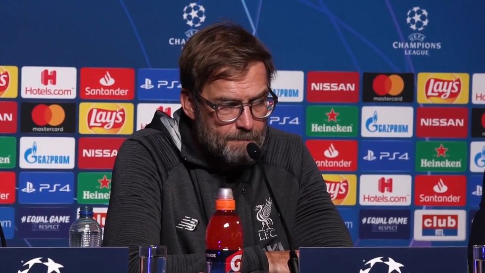 Jurgen Klopp says he't yet to see racist Divok Origi banner fans displayed during Champions League game