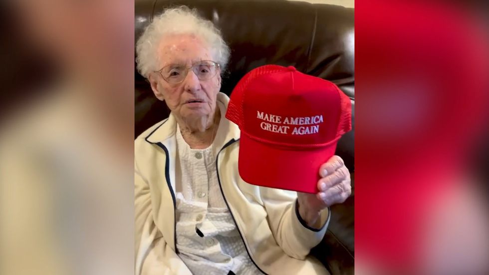 Grandma Winnie calls for Donald Trump's impeachment for her birthday