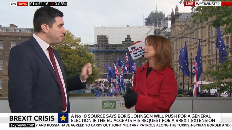 Kay Burley corrects Richard Burgon about 2017 general election