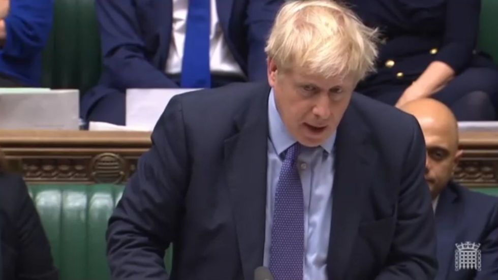Boris Johnson says the withdrawal agreement bill will be pulled and he will call a general election if the government loses the programme motion