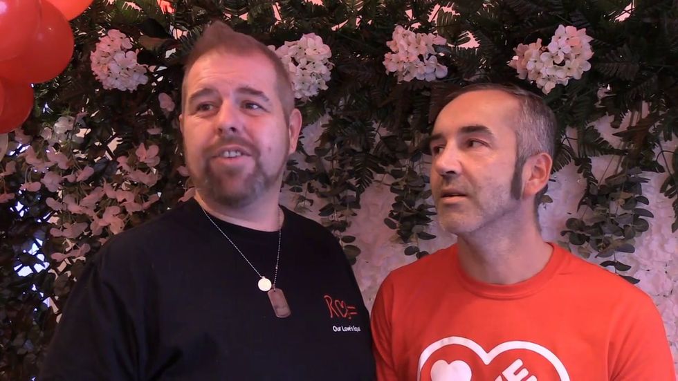 Same-sex couples in Belfast celebrate after law change allows them to marry