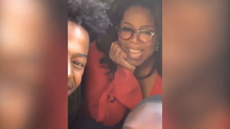 Oprah jokes about student's cracked screen before sending him brand new iPhone