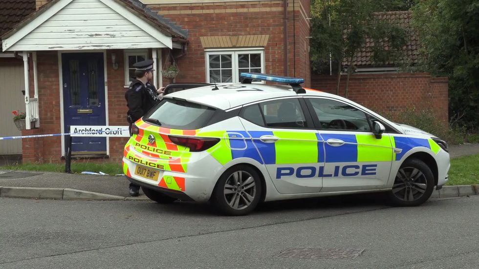 Police survey area in Milton Keynes after two teenagers stabbed to death