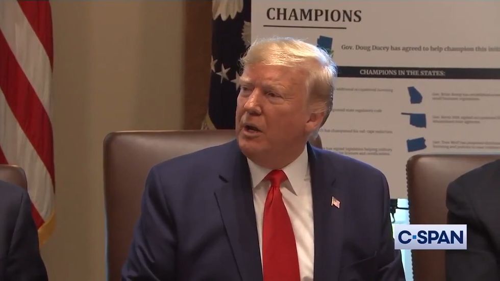 Donald Trump calls emoluments clause 'phony'