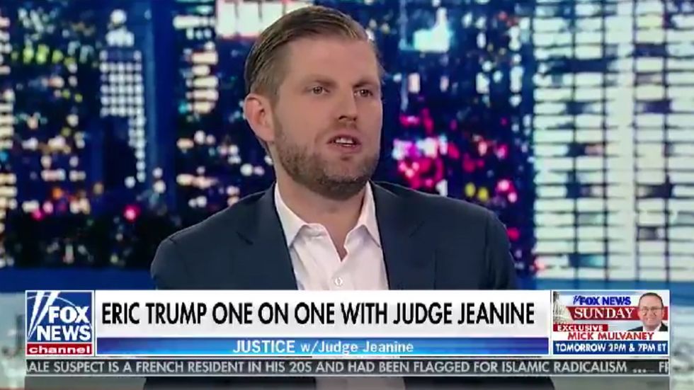 Eric Trump asks why 'every family that goes into politics enriches themselves' 