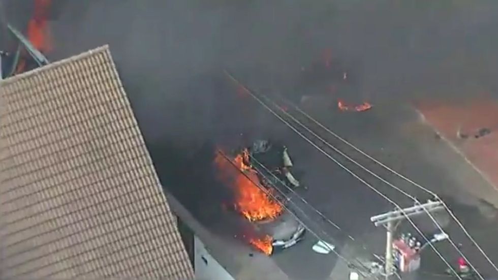 Aerial footage show scene of plane crash in Brazil's Belo Horizonte 