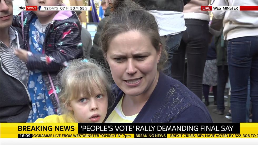 'That is no argument whatsoever' Passionate protester explains why Britain needs a People's Vote