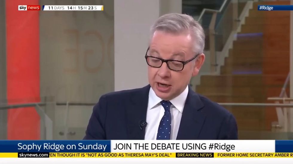 Government triggering Operation Yellowhammer as risk of no-deal Brexit has increased, says Michael Gove