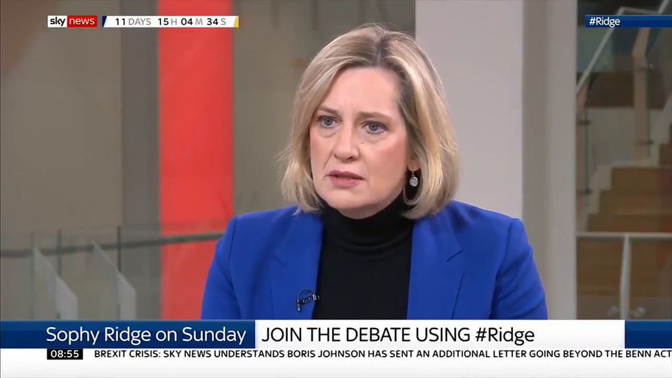 Amber Rudd claims she will support Boris Johnson's Brexit deal