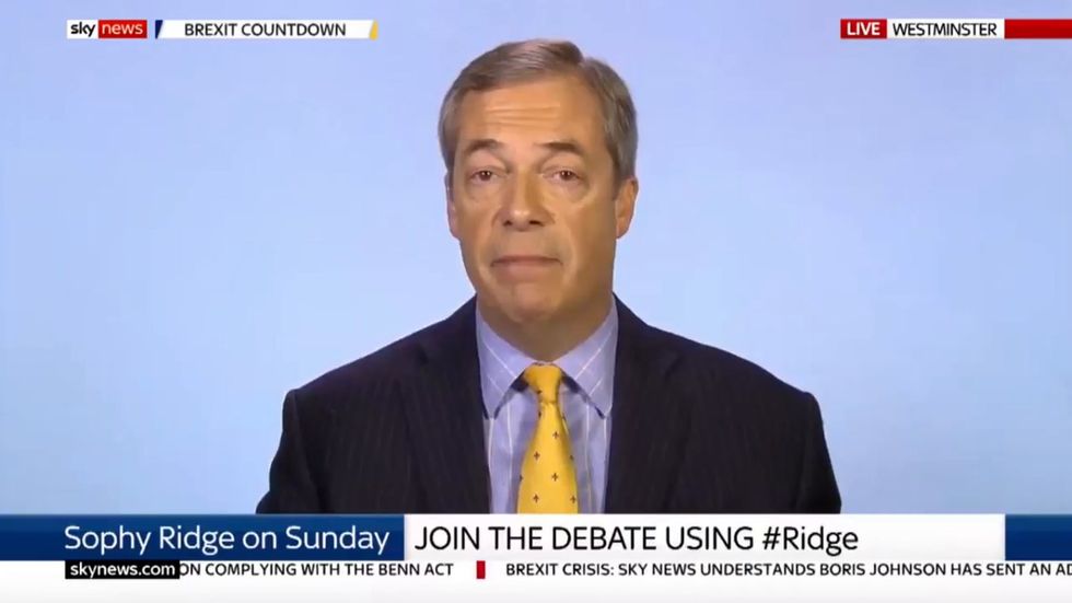 Nigel Farage slams Boris Johnson's 'rotten' Brexit deal as he calls for extension in order to have election