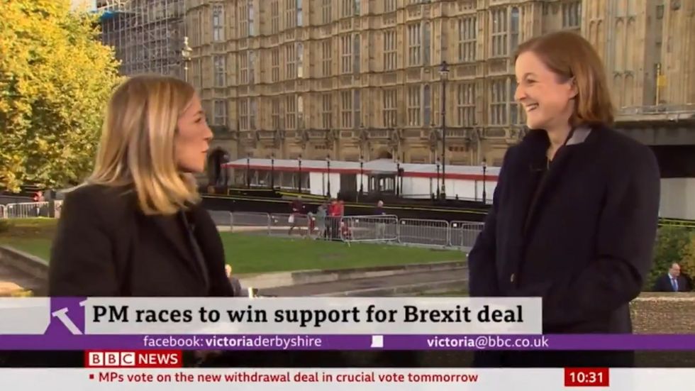 BBC's Joanna Gosling introduces her colleague as 'Sarah Jessica Parker'