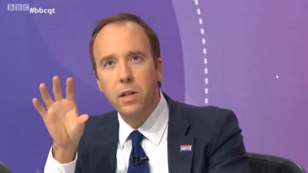 Matt Hancock struggles to defend Boris Johnson's Northern Ireland comments