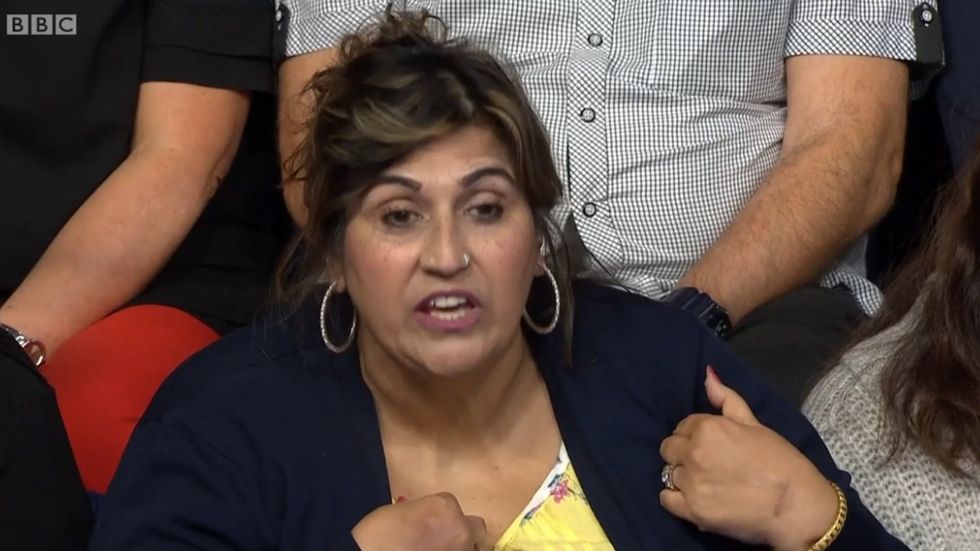 Mother gives impassioned speech on Question Time after son's racist attack