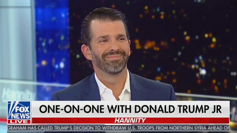 Donald Trump Jr doubles down on Hunter Biden nepotism accusation