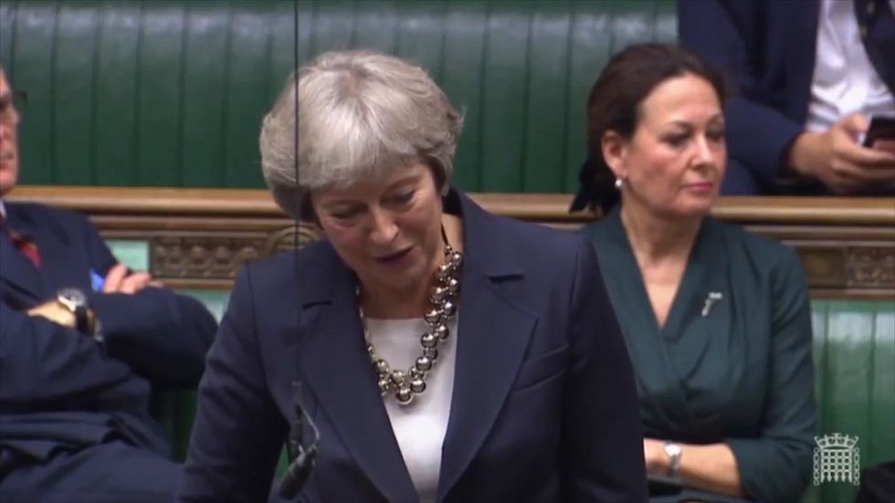 Theresa May criticises Boris Johnson's immigration plans post-Brexit