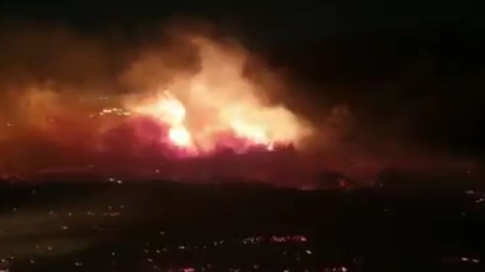 Smoke billows as wildfires spread through Lebanon
