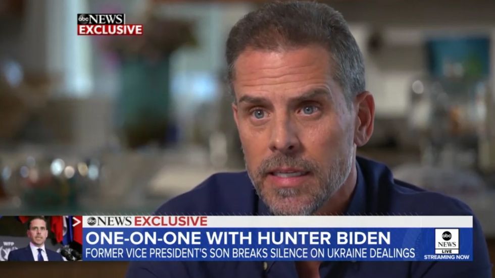 Hunter Biden tells ABC News he regrets involvement in Ukraine 'conspiracy'