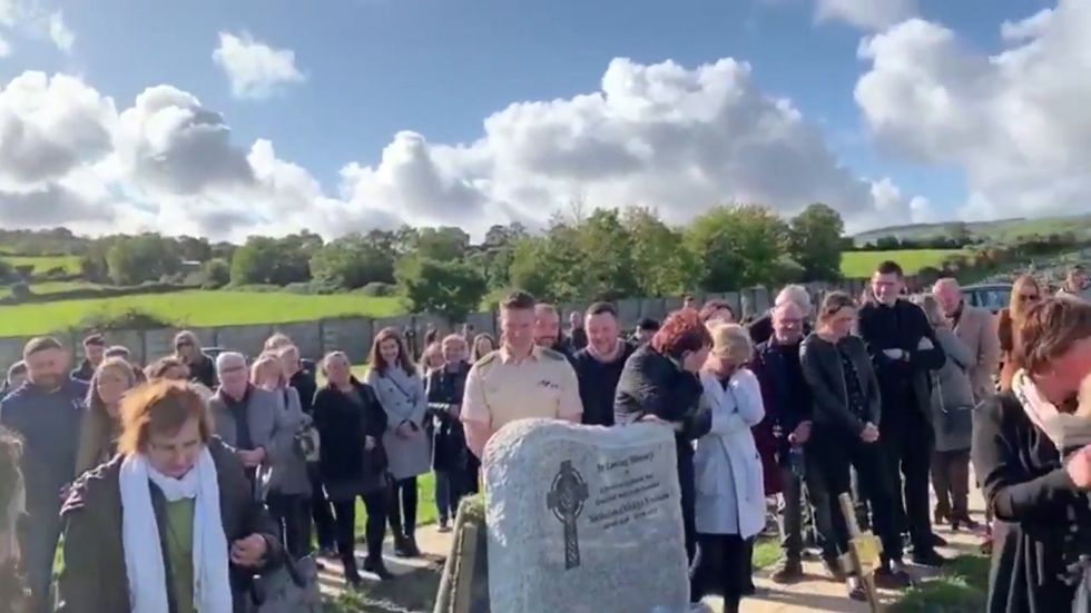 'Let me out!': Dead man calls to be released from coffin in comedic recording played at funeral in Dublin