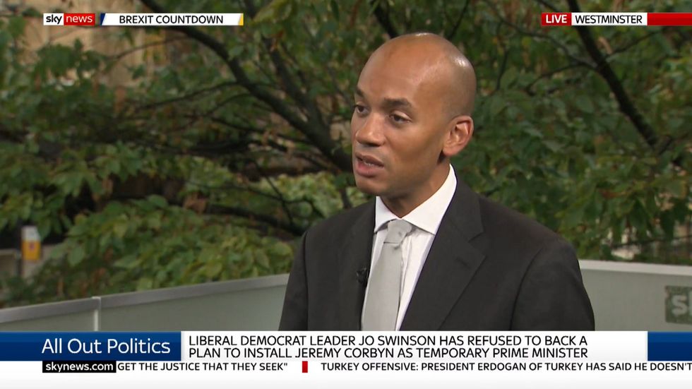 Chuka Umunna says he thinks Boris Johnson's potential Brexit deal is 'terrible'
