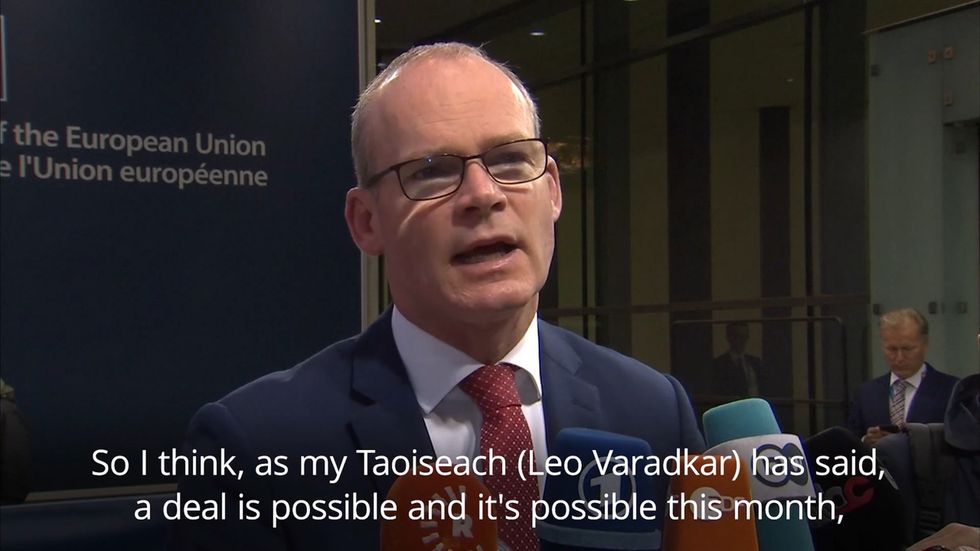 Simon Coveney: Brexit deal possible this week but not there yet