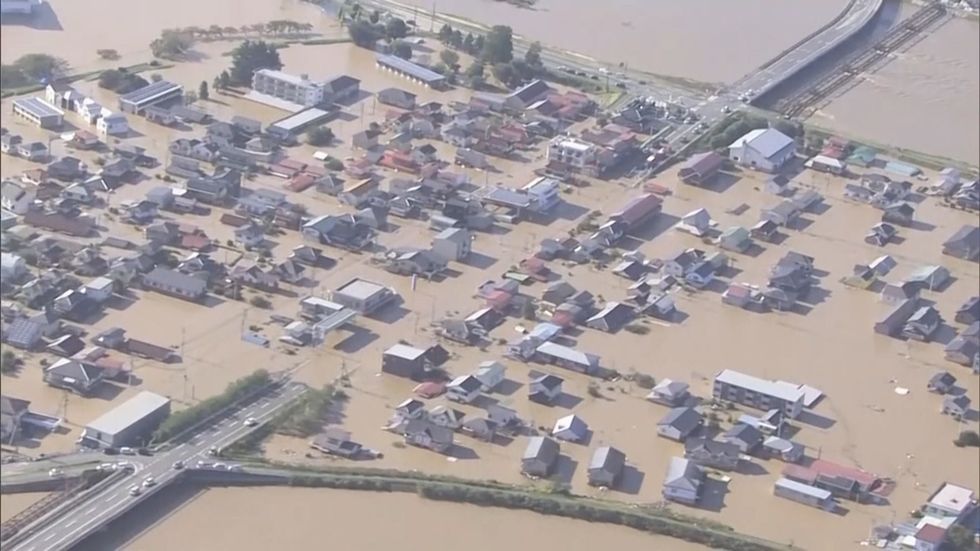Japan rescue crews search for typhoon survivors