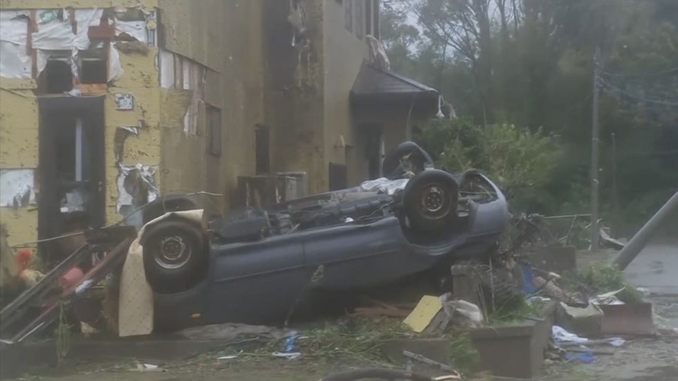 Typhoon Hagibis moves across cities in Japan