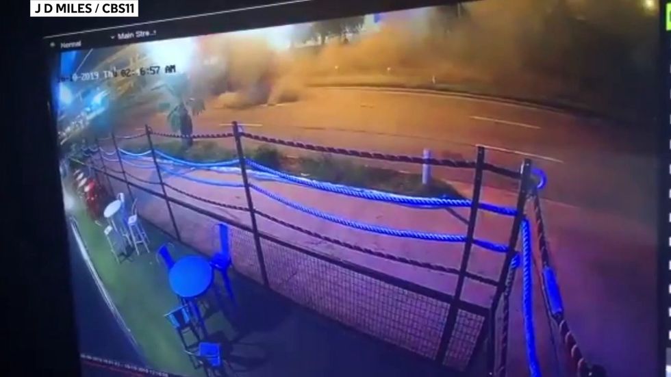 Errol Spence car crash captured on CCTV