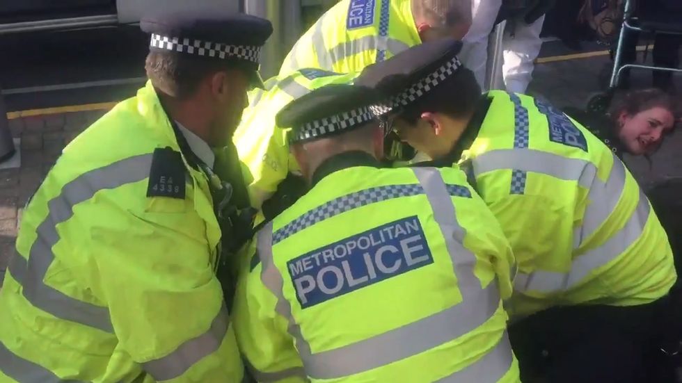 Arrests made at the Extinction Rebellion protest at City Airport