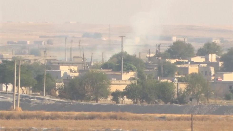 Smoke seen rising across Syrian border as Turkey launches offensive