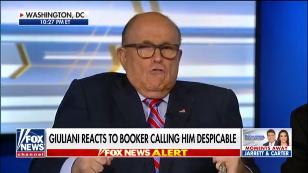 Rudy Giuliani dubs himself 'Spartacus' in apparent mimic of Corey Booker