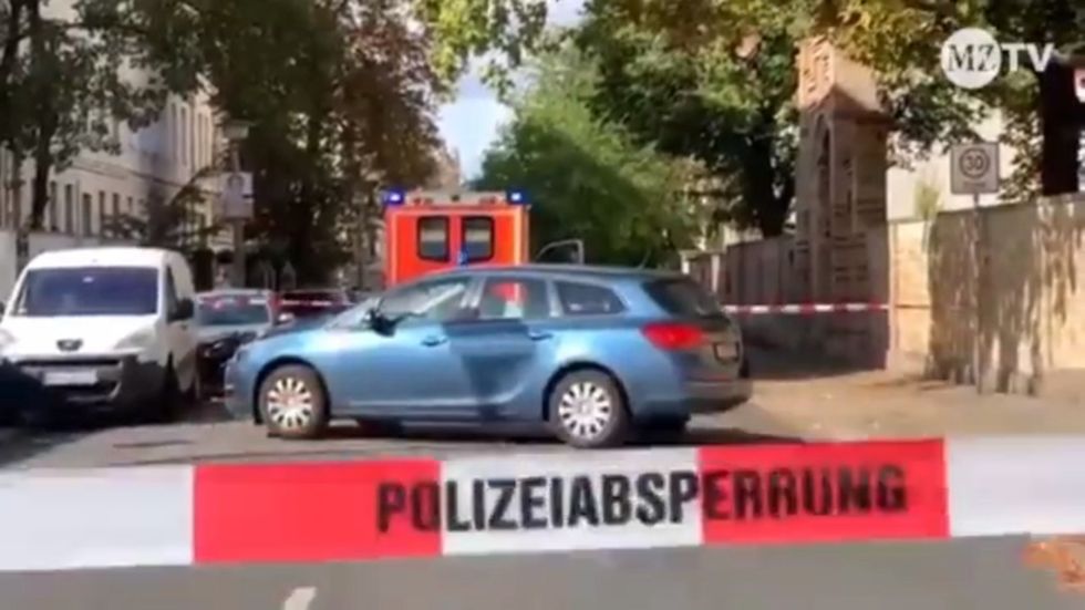Germany synagogue shooting: crime scene sealed off as multiple people dead in Halle attack
