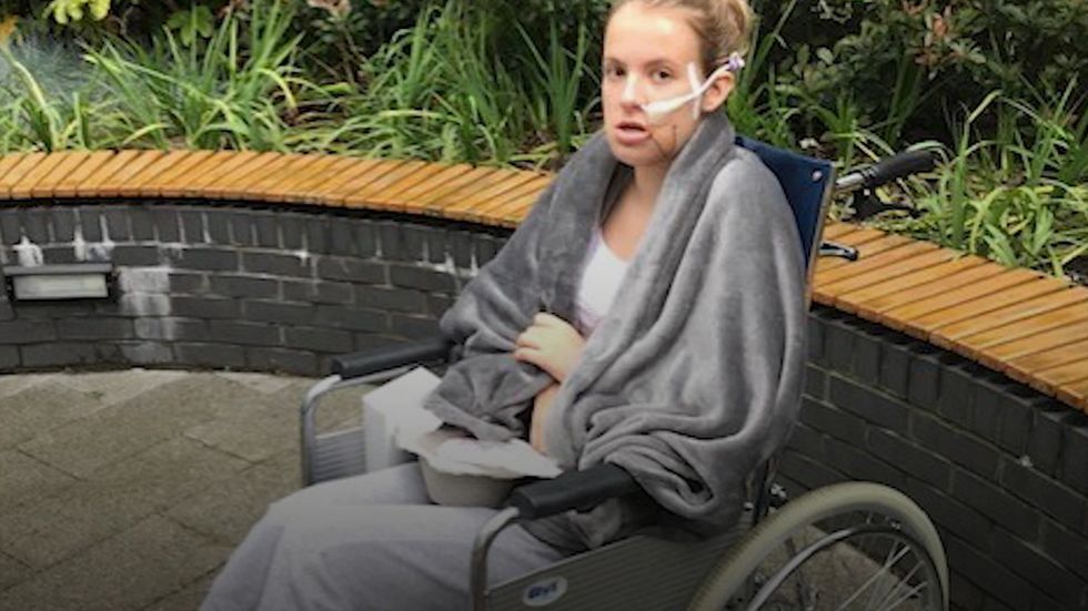 Girl's face saved after her jaw was left hanging in horse riding accident