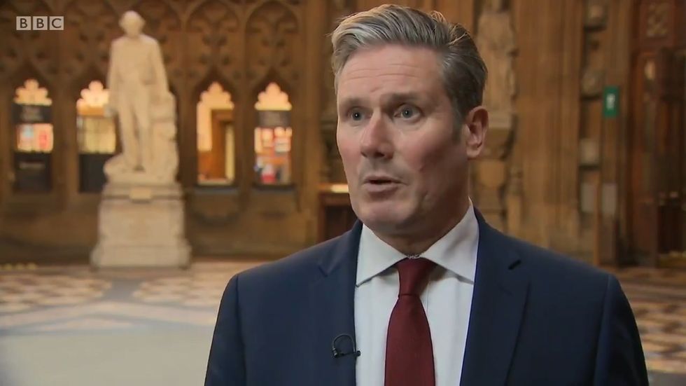 Keir Starmer accuses Boris Johnson of 'reckless blame game'
